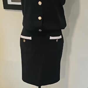 Rachel Zoe sz S black and white skirt